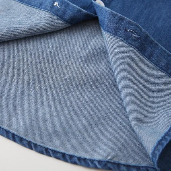 Boys Denim Shirt Autumn New Style Spring and Autumn Baby Long-sleeved Shirt Korean Children's Top Western Style Handsome