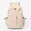 Schoolbag Backpack Solid Color Simple Fashion Versatile Backpack Computer Bag Outdoor Travel Business Leisure Student School Bag Wholesale