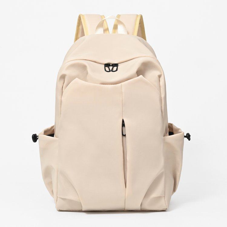 Schoolbag Backpack Solid Color Simple Fashion Versatile Backpack Computer Bag Outdoor Travel Business Leisure Student School Bag Wholesale
