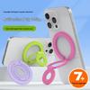 Double-Sided Magnetic Finger Ring Phone Holder: Foldable, Strong Grip, Multi-functional Stand.