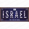 Country Metal Sign Tin Plate, France, Russia, Car, Garage, Club Decoration, Spain, Poland, London, Portugal, Korea Plate, N397