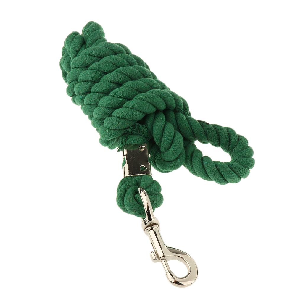Horse Ropes Cotton Weave Rein Halters Braided Reins Extra Thick 2.5 m