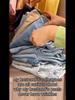 Space-Saving Foldable Pants Hanger, Multi-Layer Plastic Jeans Organizer, Stainless Steel Rods for Tight Pants and Casual Wear