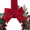 10-calowe Małe Świąteczne Wieńce na Szafki Kuchenne z Kokardą, Zewnętrzne Wieńce Świąteczne do Dekoracji Okna, Ściany, Drzwi Wejściowych