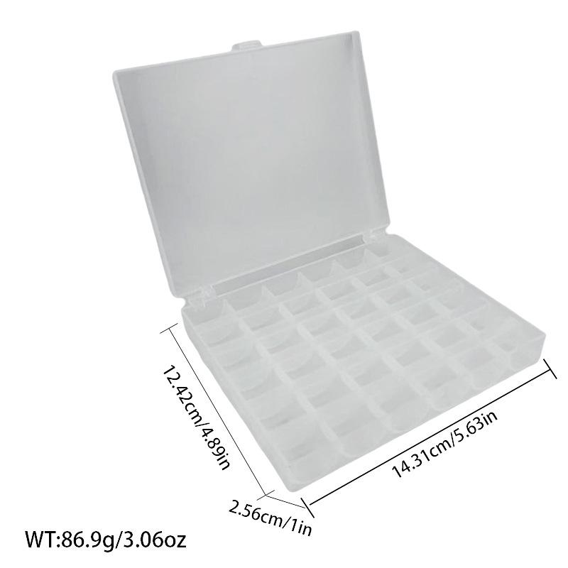 Multi-Specification Household Bobbin Set: Colored Transparent and Metal Bobbins with Thread