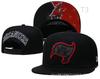 Nfl New Embroidered Buckle Cap Flat Edge American Football Team Cap Pirate Hat Visor Sa Baseball Cap