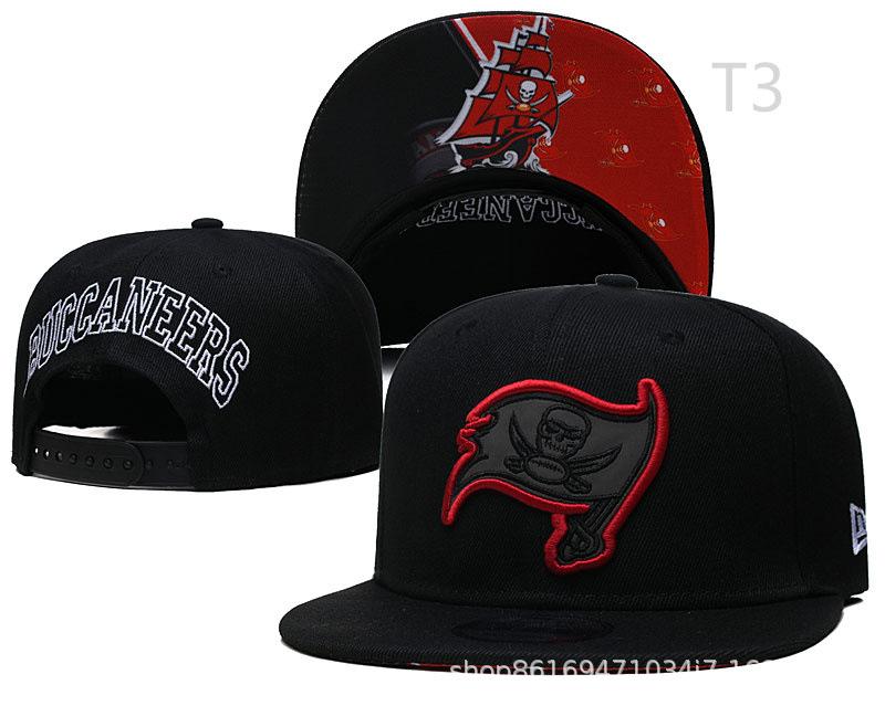 Nfl New Embroidered Buckle Cap Flat Edge American Football Team Cap Pirate Hat Visor Sa Baseball Cap