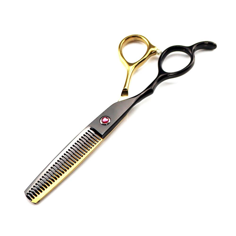 Steel 6 '' Left Hand Scissor Gold Hair Scissors Haircut Thinning Barber Cutting Shears Hairdresser Scissors