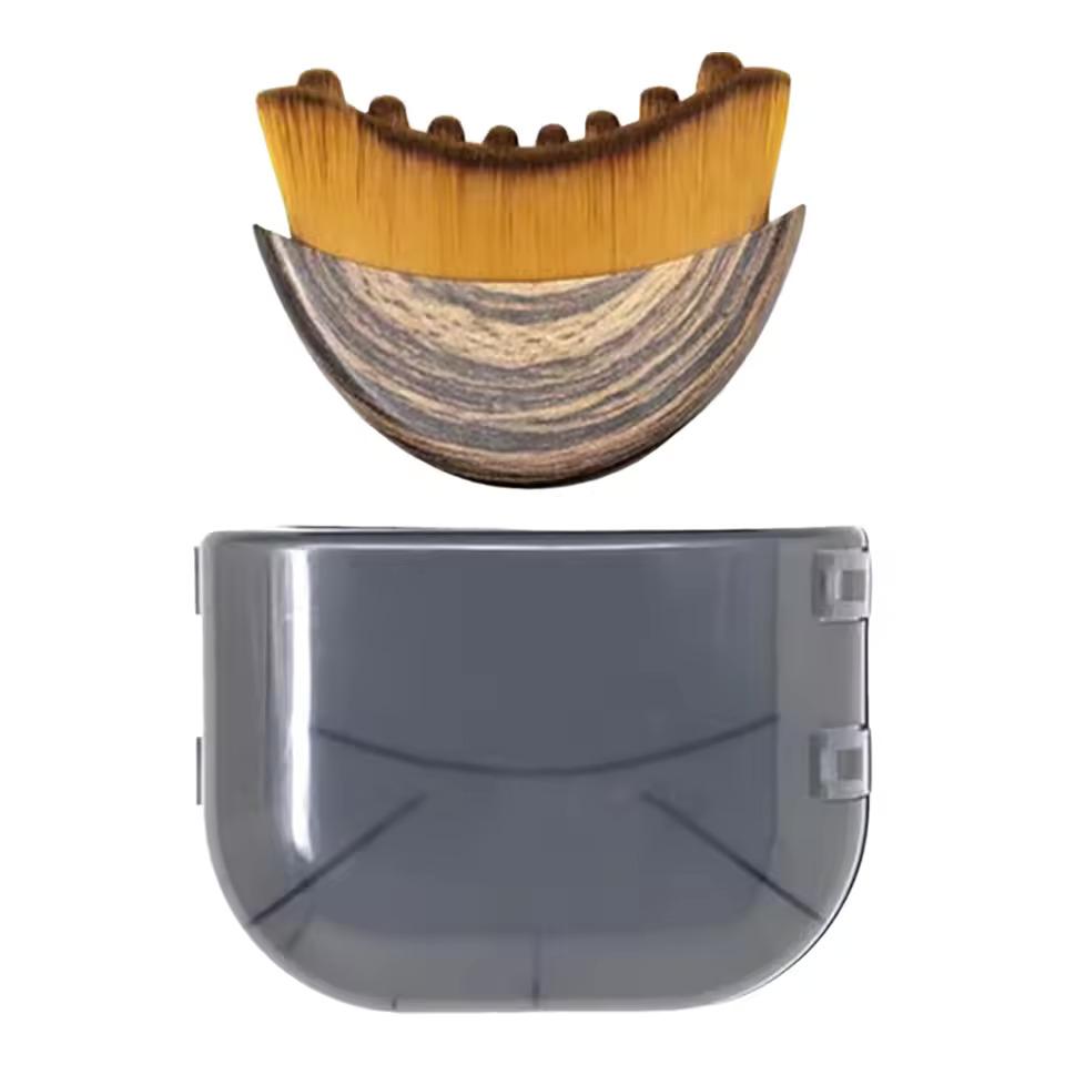 Ergonomic Contour Facial Brush Manual Lymphatic Drainage Massager with Durable Soft Bristles for Facial Cleansing And Shaping