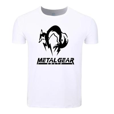 Μόδα μπλουζάκι O λαιμό MGS Fox Hound Game για άντρες ασιατικού μεγέθους