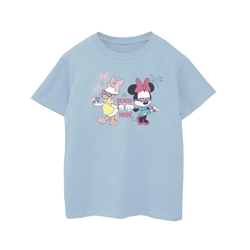 Disney Mädchen Minnie Daisy Beach Fashion Baumwoll-T-Shirt