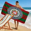 Royal Emblem Fabric beach towel soft Beach towel for vacation photos quick-drying swim towel Outdoor pool towel Absorbent bath towel