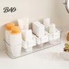 Refrigerator Organizer Basket Door Organizer, Partitioned Storage Hanging Basket, with Snap-On Fridge Caddy Telescopic Design, Rack for Sauces