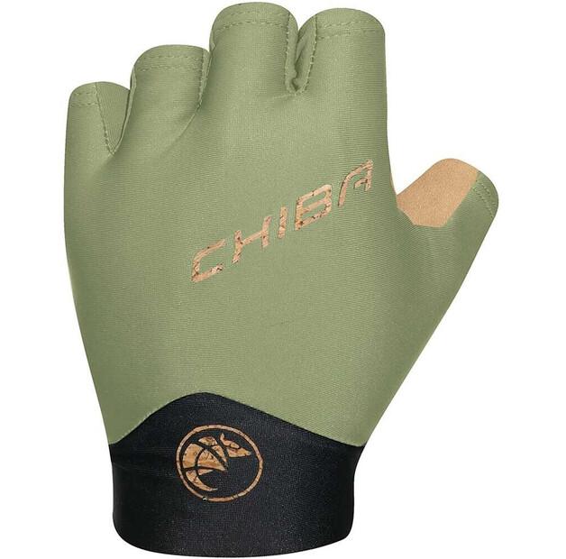 Велоперчатки Chiba Eco Pro Fingerless (зеленые) L