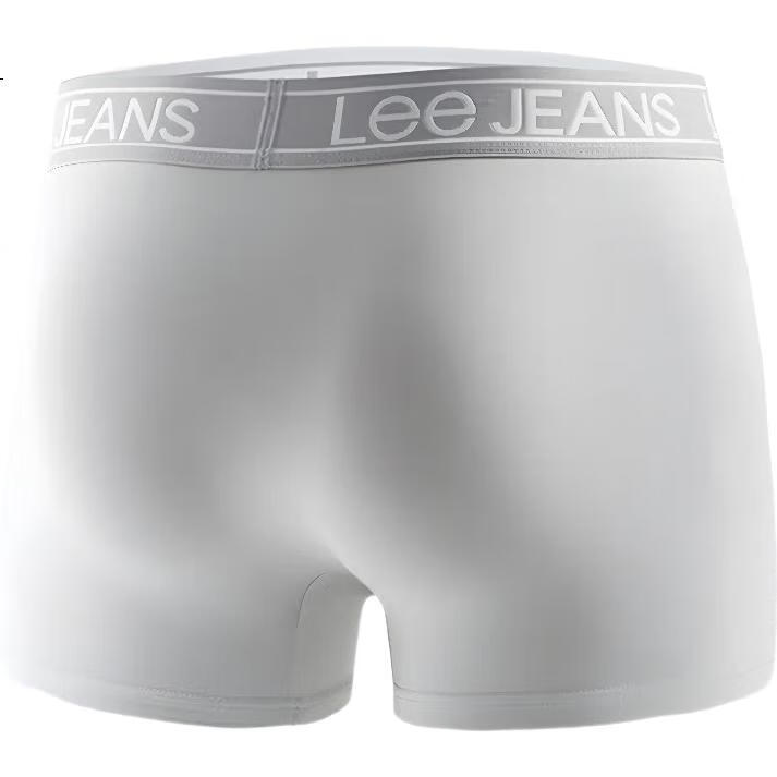 Lee Men's Underwear, Pure Cotton, Loose Fit, Large Size, Boxer Briefs, Antibacterial, Four-Corner Style, Pack of 3