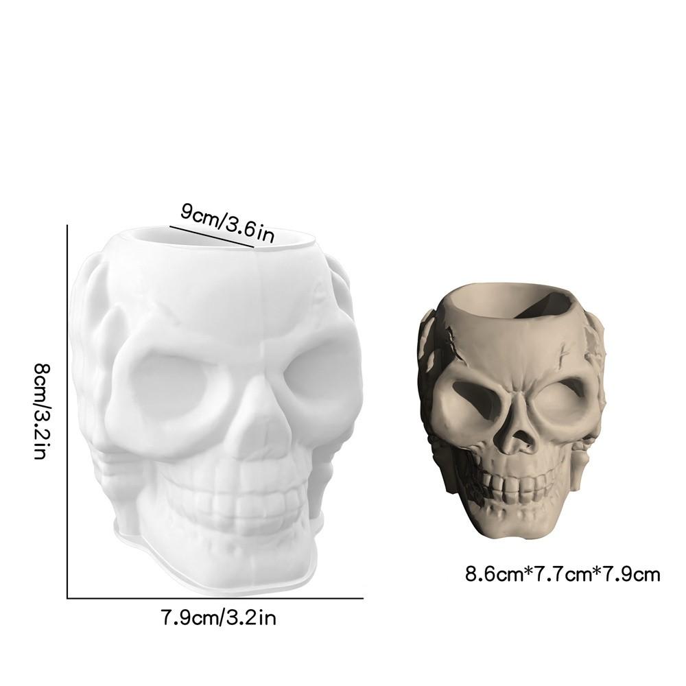 

Форма для тыквы в виде черепа на Хэллоуин своими руками, форма для ароматерапии из черепа, гипсовая форма для свечей, формы из эпоксидной смолы, домашние формы для товаров для Хэллоуина своими руками