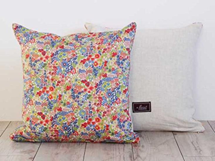 FLORET LONDON Cushion Cover 45x45cm Margaret Annie Multi [LIBERTY PRINT]