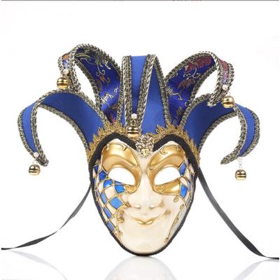 Venetian Clown Mask Full Face Mask Carnival Halloween Masquerade Mask Wall Decoration