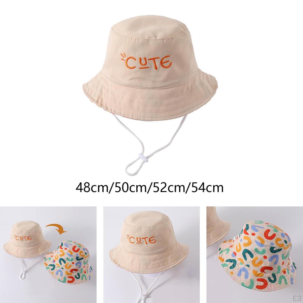 Children's Sun Hat Outdoor Travel Summer Double-sided Portable Casual