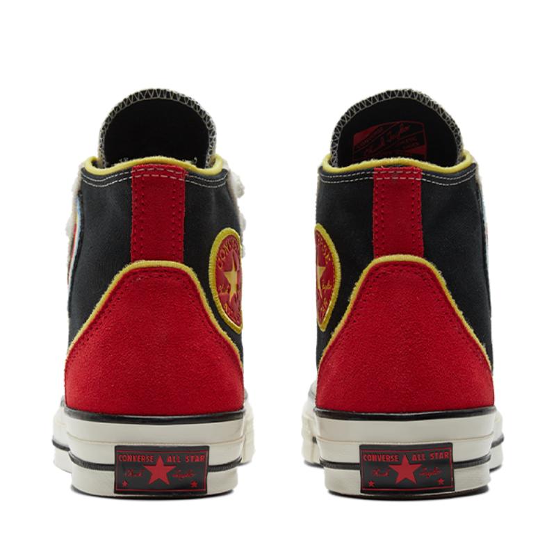 Converse Chuck Taylor All Star 1970s Trendy Cool High Top Canvas Shoes Unisex Black, White and Red