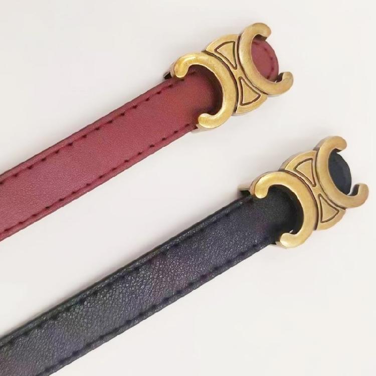 Stylish Women's Belt Waist Decoration with Sophisticated Double Half Arc Buckle for Contemporary Fashion Lady Girls