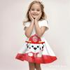 Kids Casual Beach Dress Girls Paw Patrol Cute Cartoon Print Summer Fashion Lightweight