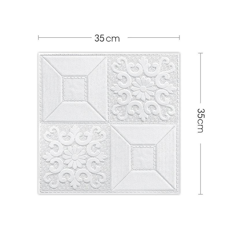 35*35cm 3D Stereo Wall Stickers Self-adhesive Ceiling Decorative Stickers Living Room Bedroom TV Background Waterproof Wallpaper