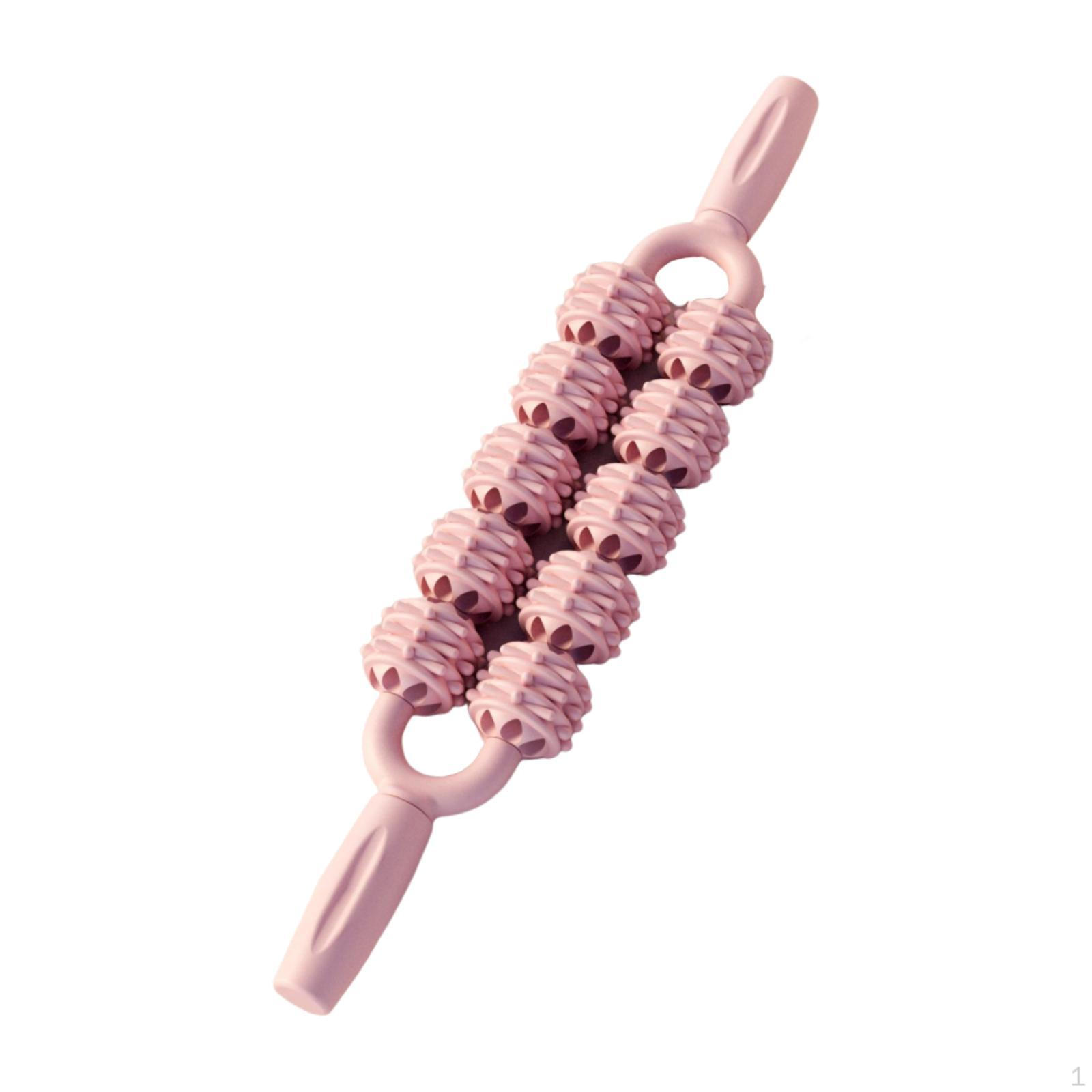 

Calf Roller Stick for Muscle Relief, Handheld Tool Back And Legs розовый