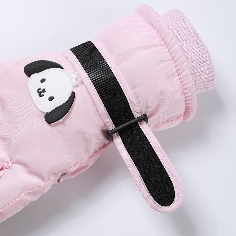 Windproof Waterproof Fleece-Lined Touchscreen Winter Ski Gloves for Kids, Women, Men - Ideal for Outdoor Activities