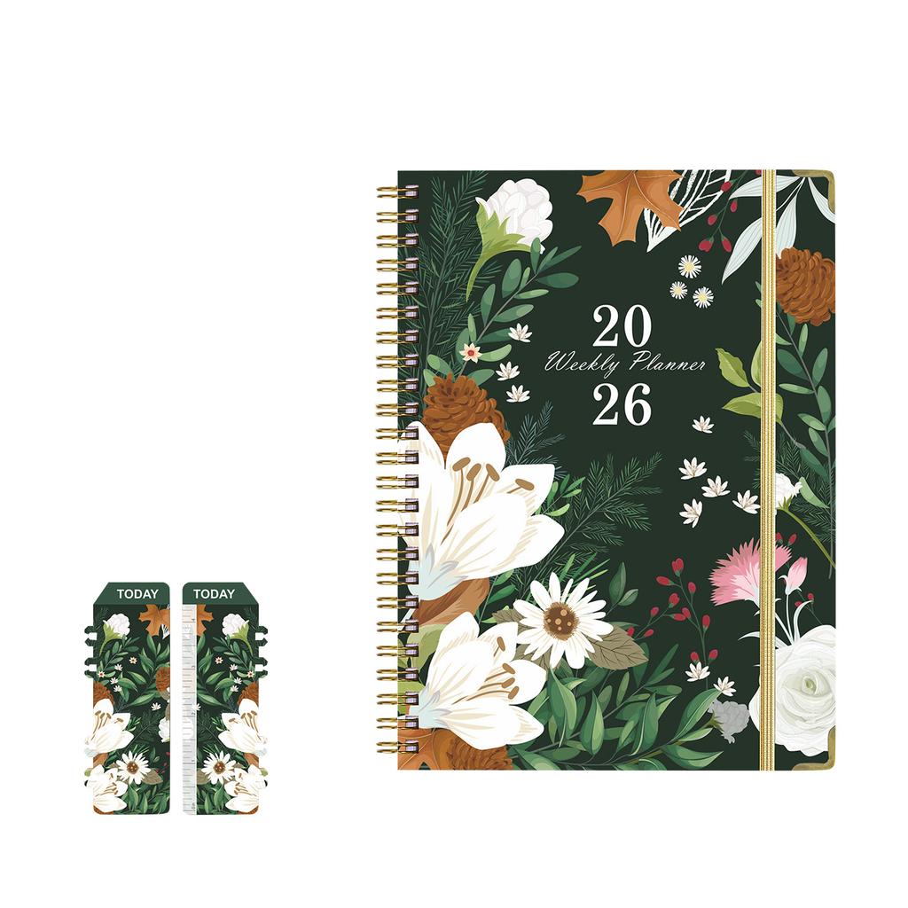 2026 Planner, Stylish Calendar, Ample Notebook Space, Perfect For Recording To Do Lists