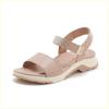 2025 Summer Shoes Women Sandals Summer Holiday Thick Sole Fashion Brand Ladies Sandals Non-slip Pink Black Plus Size 41