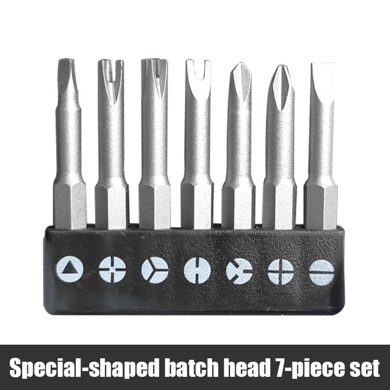 4-13pcs Special-Shaped Screwdriver Set 50mm U-Shaped Y-Type Triangle Inner Cross Three Points Screwdriver Bit Tool Accessories