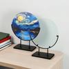 Fused Glass Art Metal Easel Stands Iron Decorative Plate Holder  Home Office Desktop