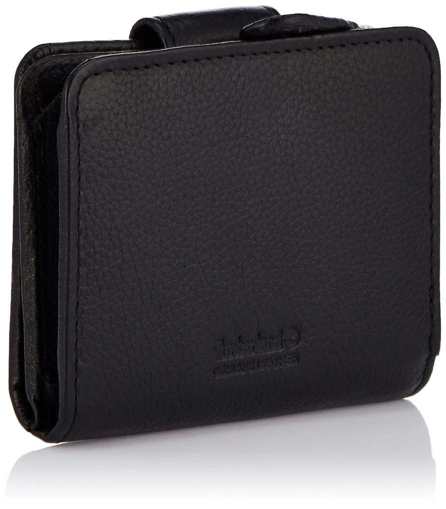 Timberland Leather RFID Small Indexer Bifold US One Black Women's Wallet, Size Size, Color