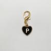 1PC Love Keychain Creativity Heart Shaped Design DIY Party Metal Gift 26 English Letters Keychain Marker Lobster Buckle