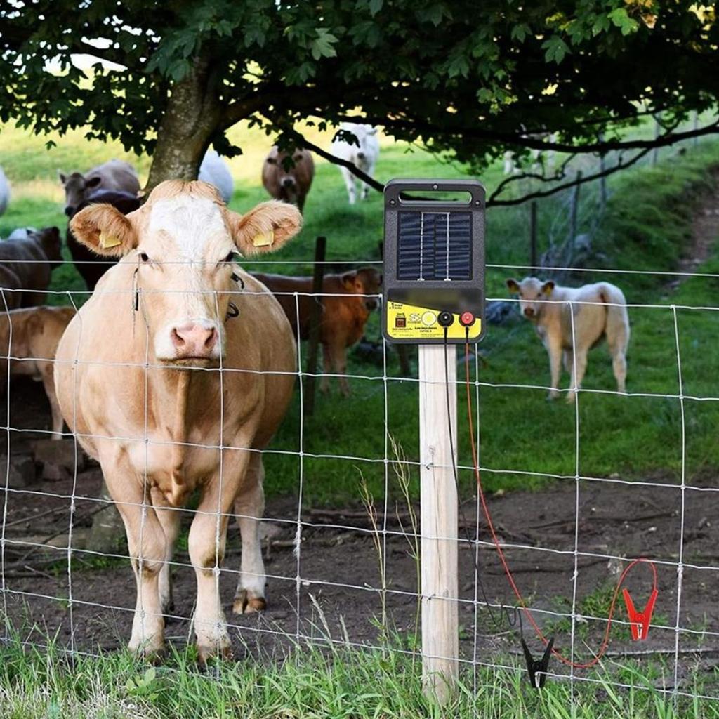 2pcs Electric Fence Wire Connect Safe Copper Electric Fence Jump Leads Practical Electric Fence Clips for Farm