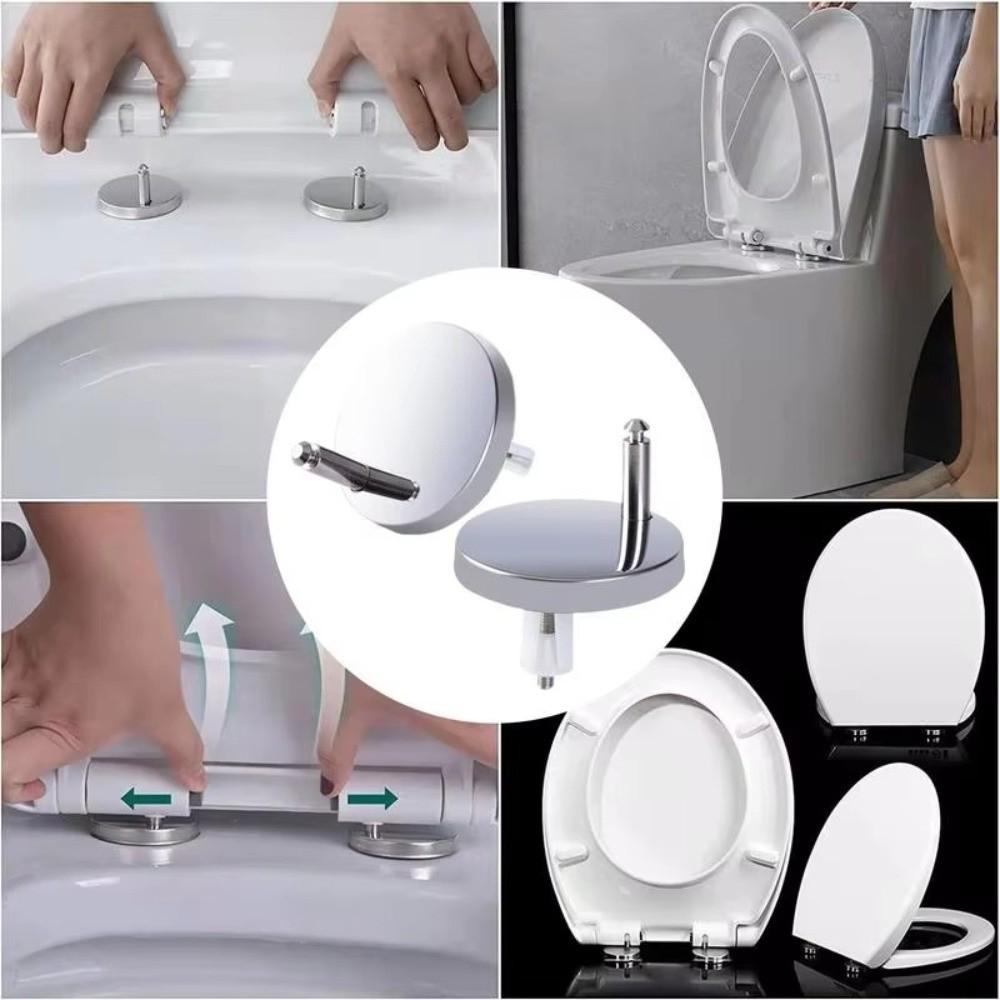 Stainless Steel Toilet Seat Connector Replacement Bathroom Hardware Toilet Seat Bolts and Screws Furniture Hardware Accessories