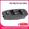 0K2N2-66-350A For Kia Sephia Sedan Front Left Driver Master Power Window Switch Button 0K2N266350A 0K2A2-66-350 Ok2a266350