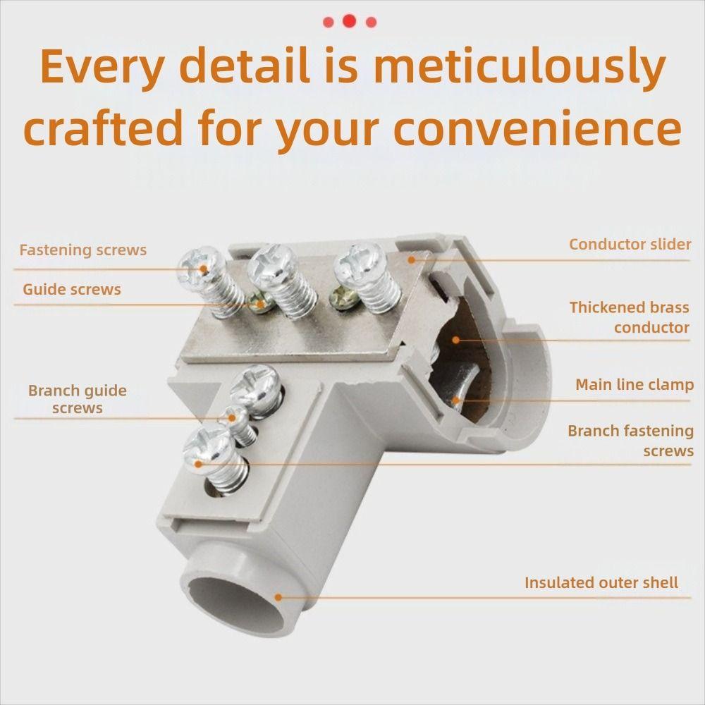 Conductor Brass High Power Splitter High Power Fast Connector Quick Terminal Block