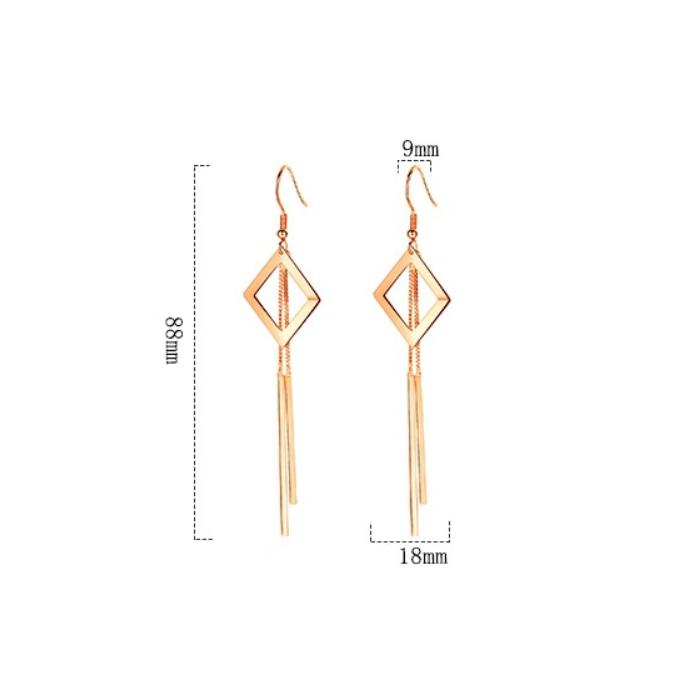 Kolczyki Moda Dopasowana damska Prosta osobowość Wszystkie pasujące kolczyki Wysokiej jakości Śliczne kolczyki Temperament