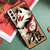 Japanese Style Anime Fox Phone Case For Samsung Galaxy S25 Ultra S9 S10 S20 S21 S22 S23 Ultra Plus S24 FE Back Cover
