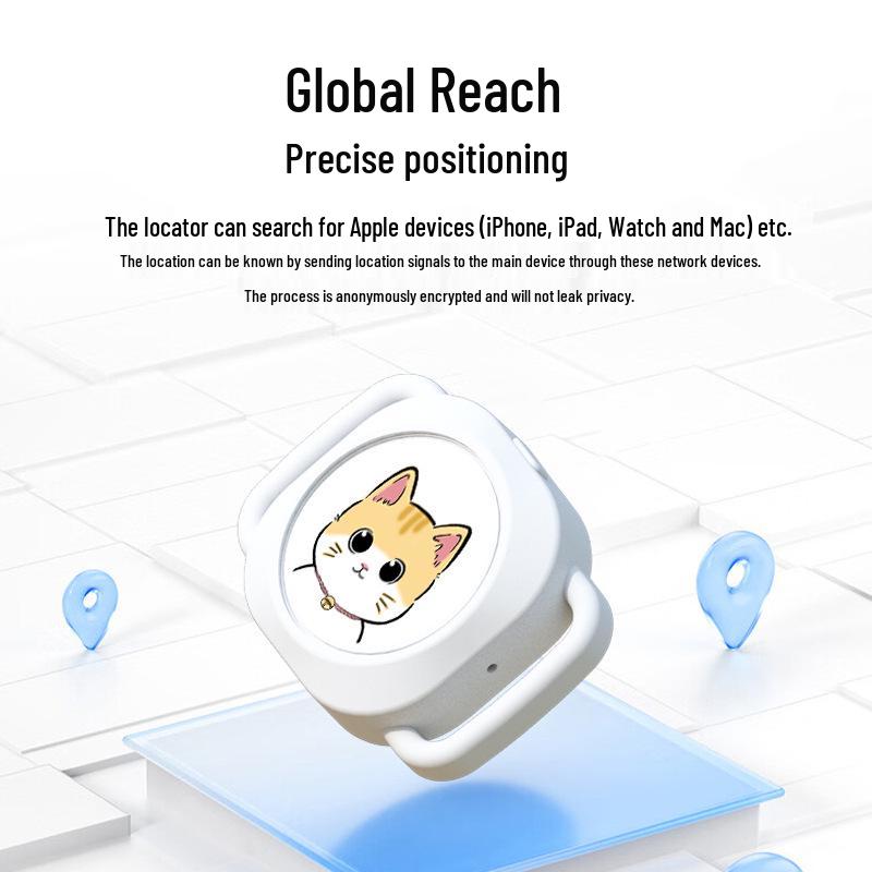 Pet Tracker Collar: Compact Cat & Dog Locator, Anti-Lost Device, Phone Finder