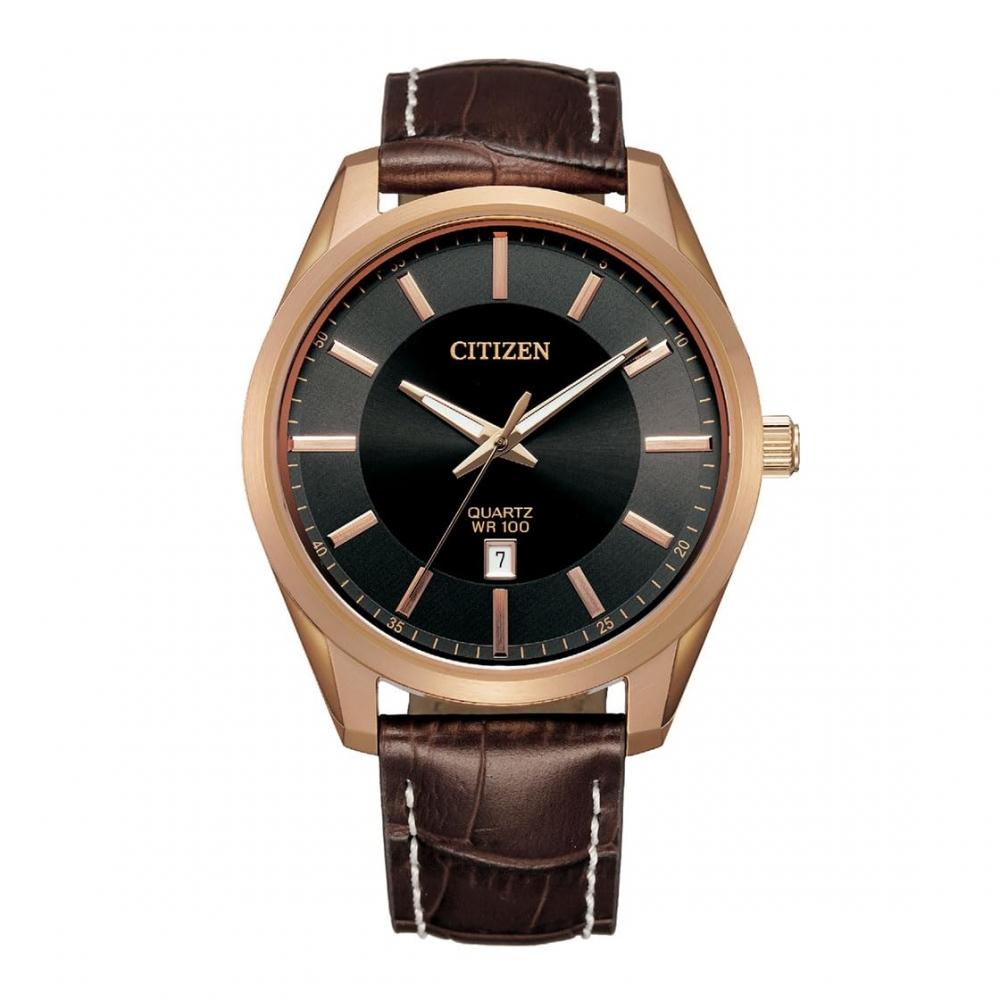 

Citizen Мужские кварцевые часы CITIZEN BI1033 04E Black Rose Gold с черным черным и черным и черным и черным и Overseas Модель []