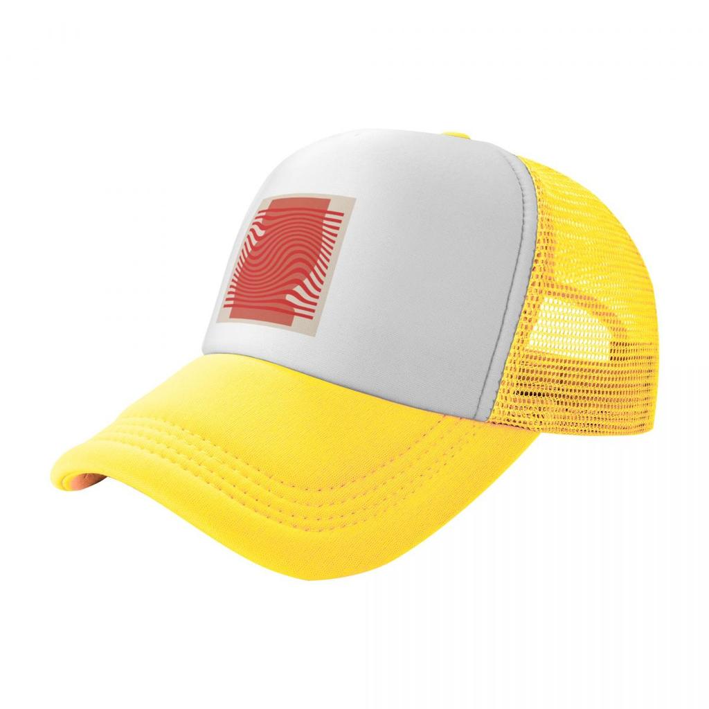Bauhaus Retro Art Deco architecture discipline from Berlin Germany Available in posters etc Red Swirl Baseball Cap