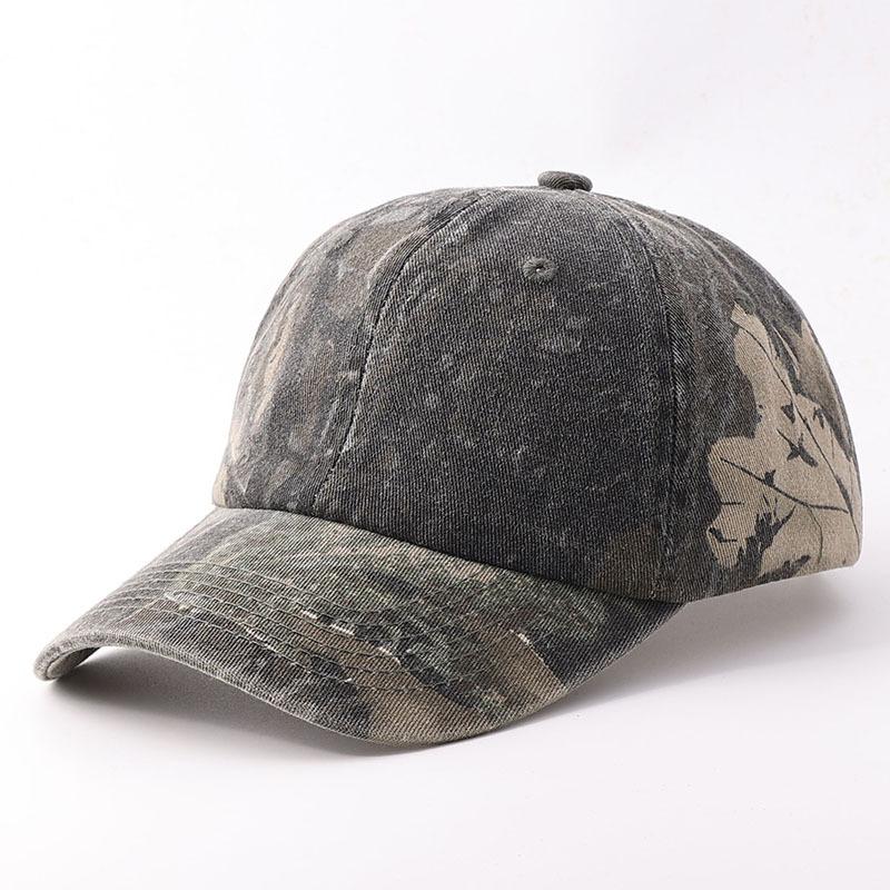 New camouflage baseball cap bionic field travel outdoor mountaineering visor couple graffiti soft top hat