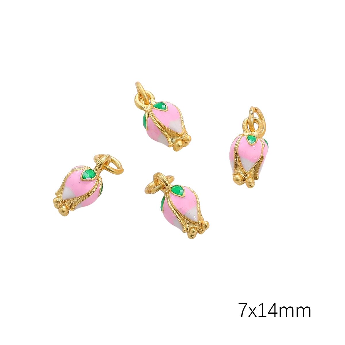 

1 шт./пакет капает масло кулон DIY браслет ожерелье серьги ювелирные аксессуары 7x14mm 1pc/bag