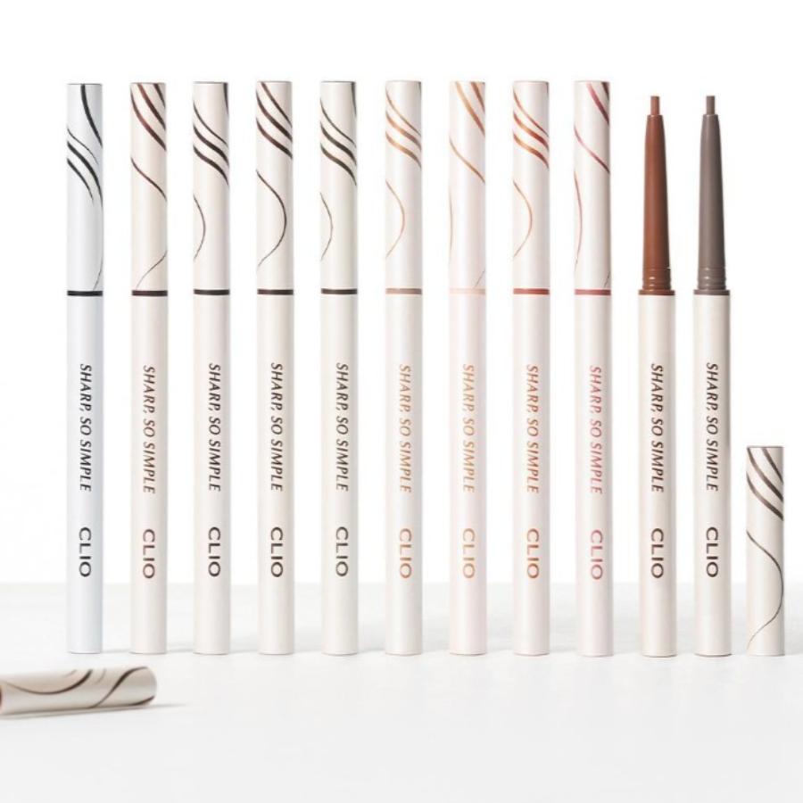 [Double Pack] CLIO Sharp, So Simple Waterproof Pencil Liner (5 Colors)