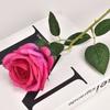50cm Long Stem Artificial Roses Elegant Fake Silk Flowers For Wedding Home Decor