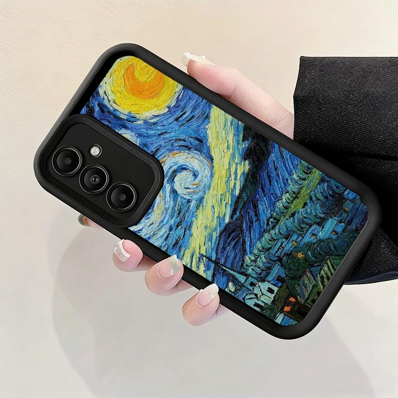 Phone Case for Samsung Galaxy A17 A16 A15 A14 A13 Van Gogh Oil Painting Aesthetics A56 A36 A26 A55 A35 A25 A54 A34 A24 A53 A33 A