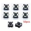 50pcs Mini Micro 6x6x5mm Momentary Tactile Push Button Switch 4 Pin ON/OFF Keys Button